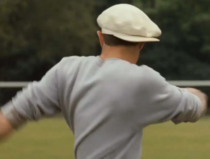 showing the Chest Spin being done in the film Chariots of Fire